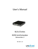 Preview for 1 page of Uniclass KLEv2 Series User Manual