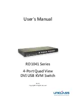 Preview for 1 page of Uniclass RD1041 Series User Manual