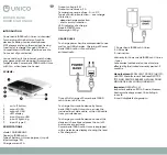 Preview for 2 page of Unico 10000 MAH Quick Start Manual