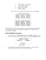 Preview for 8 page of Unico S1205 SERIES User Manual