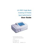 Preview for 1 page of Unico UV-2802 User Manual