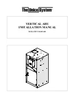 Preview for 1 page of Unico V2430 Installation Manual