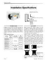 Preview for 3 page of Unico WON0202-C Installation Manual