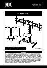 Preview for 1 page of Unicol AVECTA TWIN SCREEN ACHP Manual