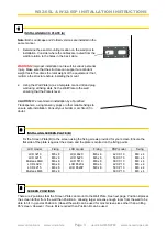 Предварительный просмотр 3 страницы Unicol NEC W32-65L Installation Instructions