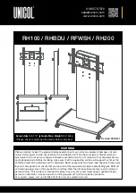 Preview for 1 page of Unicol RH100 Quick Start Manual