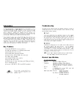 Preview for 4 page of UNICOM Dyna-Switch/24 fep-31024t-2 User Manual