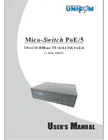 UNICOM POE-35055T User Manual предпросмотр