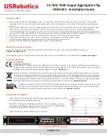 Preview for 2 page of UNICOM USRobotics USR4503 Installation Manual