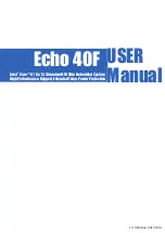 Unicomp Labs ECHO 40F-2R650U User Manual preview