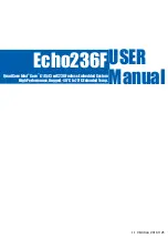 Preview for 1 page of Unicomp Labs Echo236F User Manual