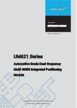 unicore UM621 Series Hardware Reference Manual preview