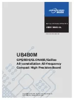 Preview for 1 page of UNICORECOMM UB4B0M User Manual