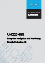 UNICORECOMM UM220-INS NF Quick Start Manual предпросмотр