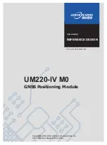 UNICORECOMM UM220-IV M0 Manual предпросмотр