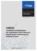 UNICORECOMM UM482 User Manual preview