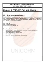 Предварительный просмотр 31 страницы Unicorn Computer ENDAT-3857 User Manual