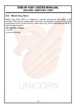 Предварительный просмотр 14 страницы Unicorn Computer ENDAT-4601 User Manual