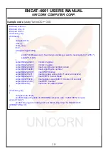 Предварительный просмотр 15 страницы Unicorn Computer ENDAT-4601 User Manual