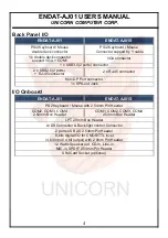 Preview for 4 page of Unicorn Computer ENDAT-AJ01 User Manual