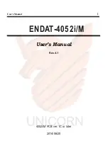 Preview for 1 page of Unicorn ENDAT-4052I/M User Manual