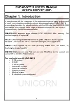 Preview for 5 page of Unicorn ENDAT-D2512 User Manual