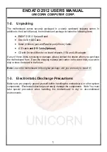 Preview for 7 page of Unicorn ENDAT-D2512 User Manual