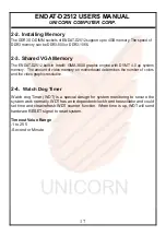 Preview for 17 page of Unicorn ENDAT-D2512 User Manual