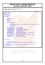 Preview for 18 page of Unicorn ENDAT-D2512 User Manual