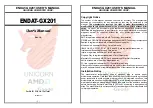 Preview for 1 page of Unicorp Computer ENDAT-GX201 User Manual