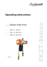 unicraft EKZT 10-1 Operating Instructions Manual preview