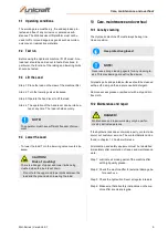 Preview for 9 page of unicraft MH 3 Operating Instructions Manual