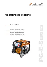 unicraft PG-E Series Operating Instructions Manual preview