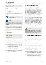 Preview for 11 page of unicraft PK 1 Operating Instructions Manual