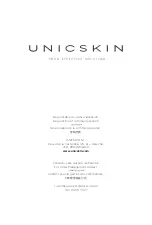 Preview for 11 page of UNICSKIN UNICTHERMO-SONIC 2.0 UNICBLUE Manual