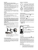 Предварительный просмотр 2 страницы Unidare UPX750 Installation And Operating Instructions