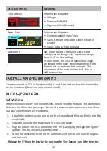 Предварительный просмотр 12 страницы Uniden 050633600412 User Manual