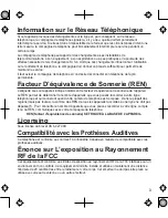 Preview for 3 page of Uniden 1380BK Manual De L'Utilisateur