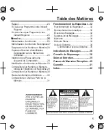 Preview for 5 page of Uniden 1380BK Manual De L'Utilisateur