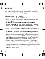 Preview for 26 page of Uniden 1380BK Manual De L'Utilisateur