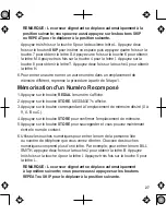 Preview for 27 page of Uniden 1380BK Manual De L'Utilisateur