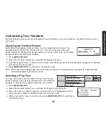 Preview for 29 page of Uniden 1560-2 - DECT Cordless Phone User Manual