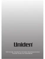 Preview for 36 page of Uniden 1615 series Owner'S Manual