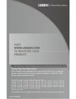 Предварительный просмотр 12 страницы Uniden 4541 Owner'S Manual