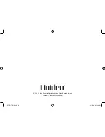 Preview for 68 page of Uniden 9035 Owner'S Manual