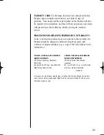 Предварительный просмотр 25 страницы Uniden 910 DG Max Operating Manual