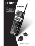 Uniden ANA 9310 Owner'S Manual preview