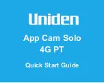 Предварительный просмотр 1 страницы Uniden App Cam Solo 4G PT Quick Start Manual