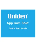 Preview for 1 page of Uniden App Cam Solo+ Quick Start Manual