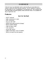Preview for 4 page of Uniden App Cam Spotlight Owner'S Manual